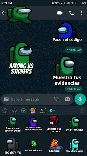 Among Us Stickers for WhatsApp screenshot 1