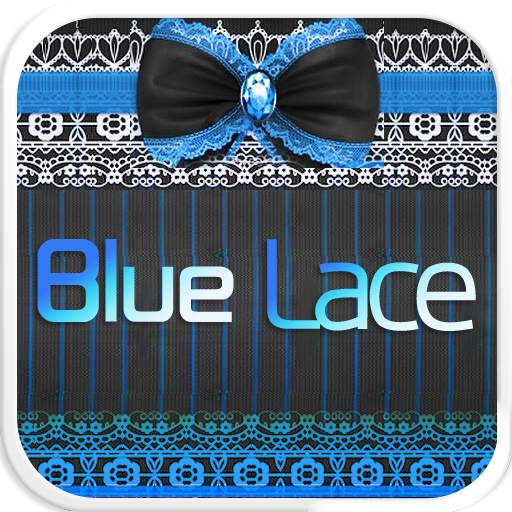 Blue Lace Emoji Keyboard Theme 1.1.4