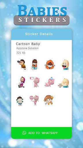 Babies Sticker for WhatsApp 👶 screenshot 3