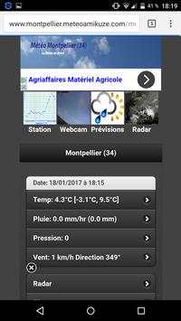 Météo Montpellier (34) screenshot 1