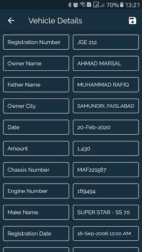 Vehicle Verification App - Pakistan screenshot 6