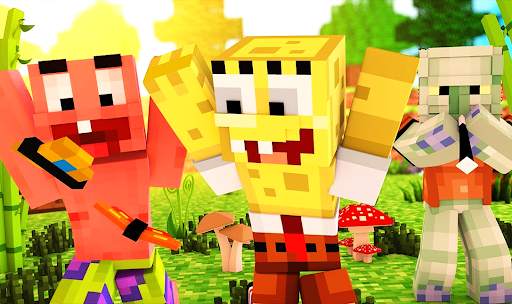 SpongeBob Minecraft Skins MCPE screenshot 1