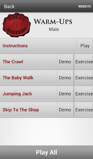 Vocal Mastery Warm-Ups screenshot 2