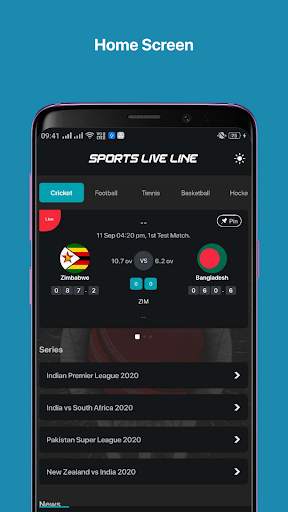 Sports Live Line screenshot 1