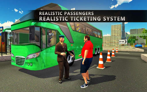Coach Bus Driving: Free City Bus Games screenshot 1