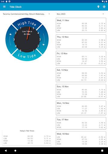 Tide Clock screenshot 17