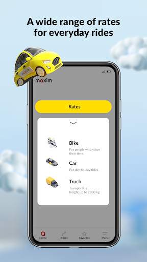 maxim — order taxi, food screenshot 3