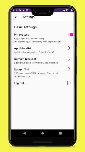 G2D: Porn Blocker | App Blocker | Parental Control screenshot 5
