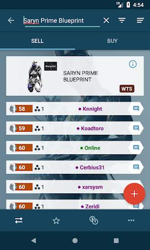 Market for Warframe - warframe screenshot 3