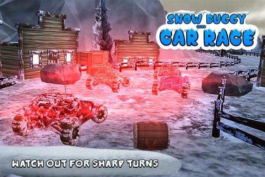 Snow Buggy Car Race: Quad Racing screenshot 1