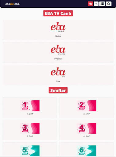 EBA TV canlı izle - Online Eğitim screenshot 9