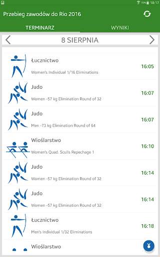 Przebieg zawodów do Rio 2016 screenshot 10