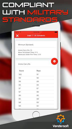 Corps PT Calculator CFT & PFT screenshot 2