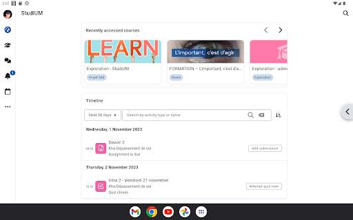 StudiUM mobile screenshot 17