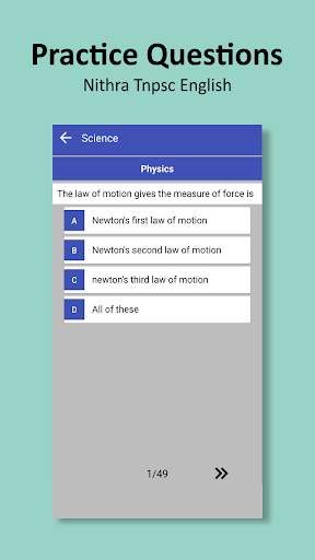 TNPSC English CCSE II 2021 CCSE 4 Exam App screenshot 5