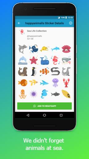 Happy Animalls Sticker for WhatsApp (WAStickers) screenshot 8