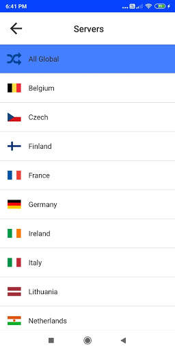 Global VPN screenshot 2