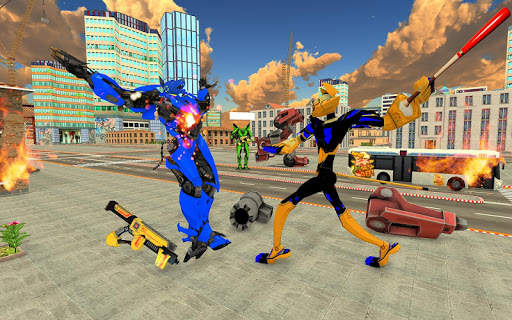 Cat Robot Car Battle:Transform screenshot 11