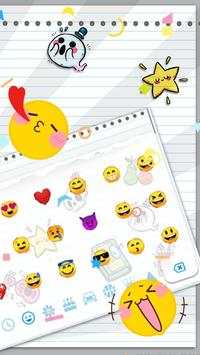 Doodle Stiker Keyboard Theme screenshot 3