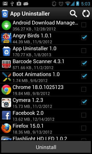 App Uninstaller 2 تصوير الشاشة