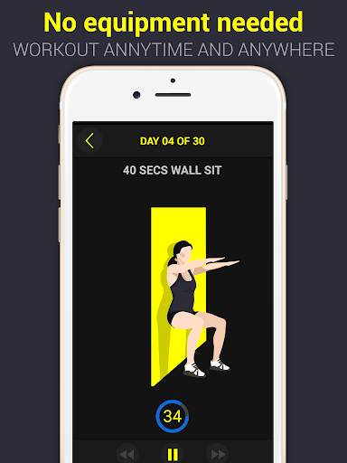 30 Day Wall Sit Challenge Free screenshot 11