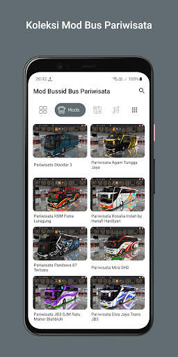 MOD Bussid Bus Pariwisata screenshot 2