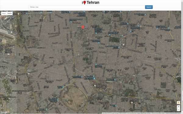 Tehran Map screenshot 3