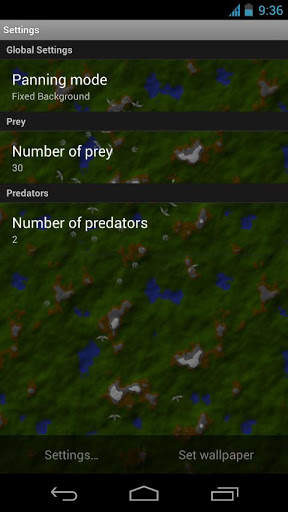 Birds of Prey Live Wallpaper screenshot 2