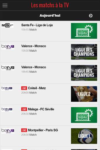 Programme TV Foot 2 تصوير الشاشة