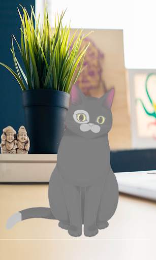 Interactive Cat 3D Anime Live Wallpaper screenshot 6