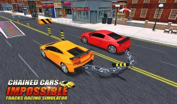 Chained Cars Impossible Tracks Racing Simulator screenshot 2