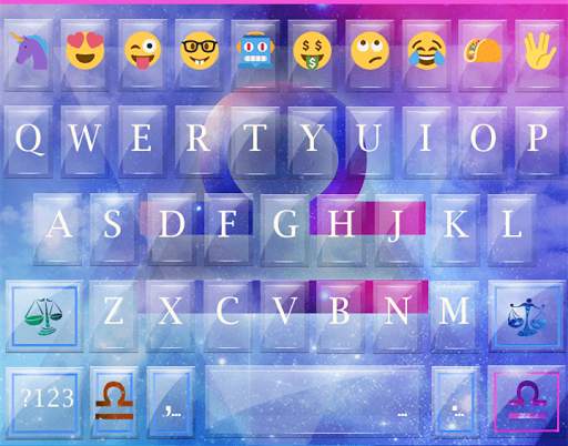 Libra Emoji Keyboard Theme screenshot 5