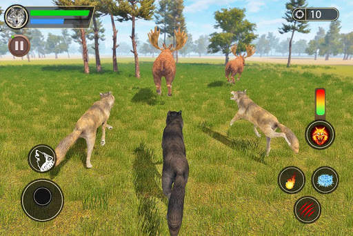 serigala simulator: game hutan liar screenshot 8