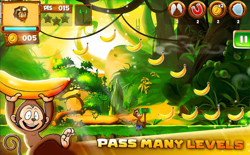 Jungle Monkey Run Adventure Game Forest Run screenshot 2