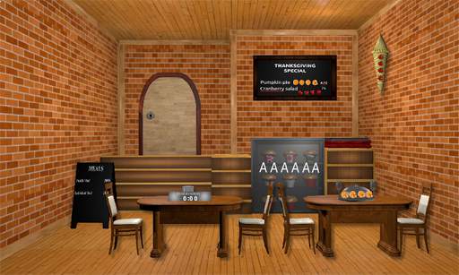 3D Escape Games-Thanksgiving Room screenshot 4