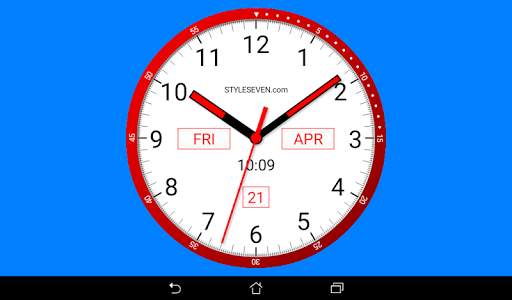 Color Analog Clock-7 screenshot 9