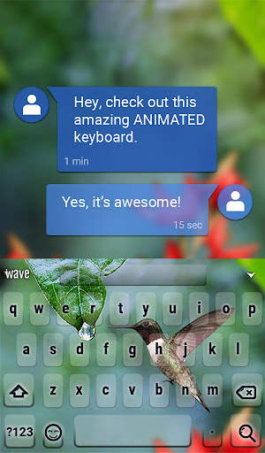 Colibri Live Wallpaper Theme screenshot 2