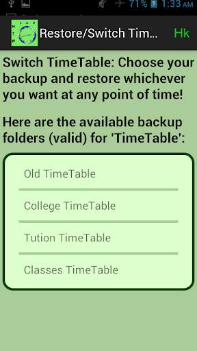TimeTable screenshot 7