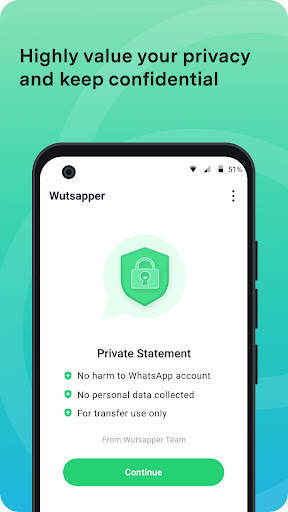 Wutsapper-Transfert WhatsApp screenshot 5