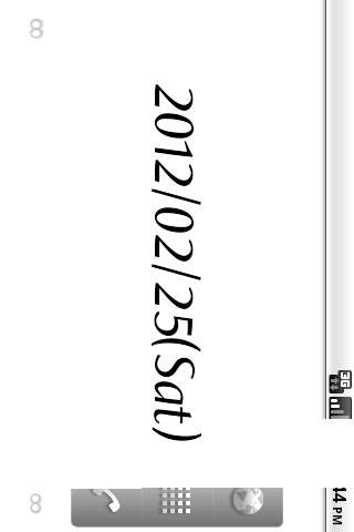 Clock Live Wallpaper (Cassava) screenshot 4