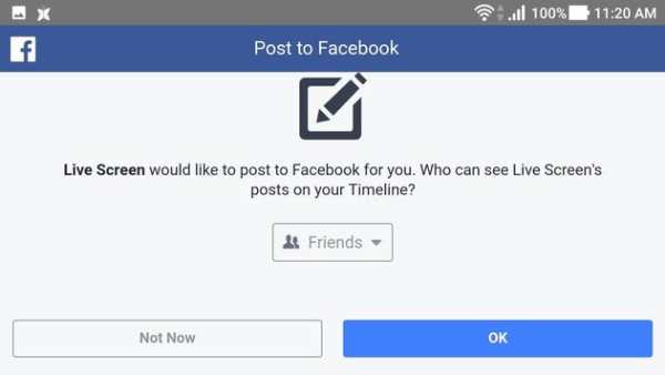 Live Screen for Facebook screenshot 2