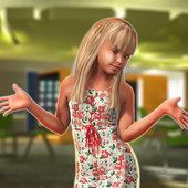 Virtual School Girl: American Family Simulator icon