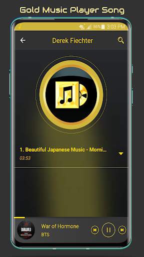 Gold Music Player 2 تصوير الشاشة