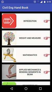 Civil Engineering Hand Book screenshot 1
