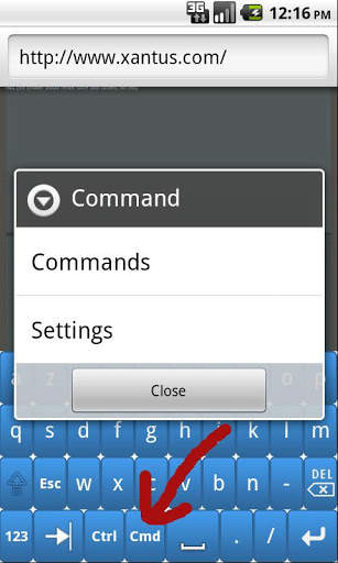 Xantus Keyboard स्क्रीनशॉट 2
