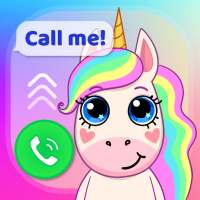 Fake Calls Unicorns Prank logo