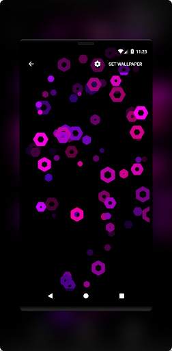 Hex AMOLED Neon Live Wallpaper 2021 screenshot 4
