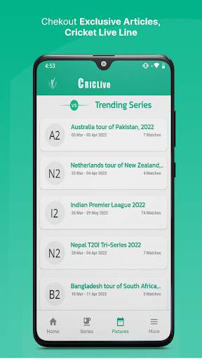 Line Cricket Live : Live Line screenshot 2
