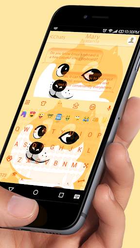 Funny Puppy Emoji Keyboard screenshot 7