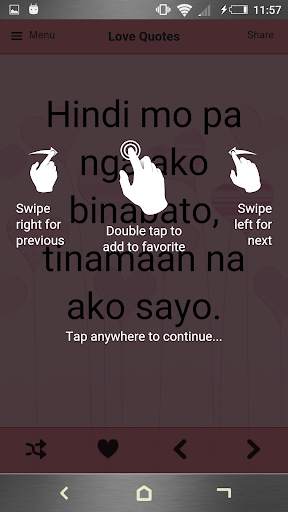 Tagalog Love Quotes screenshot 5